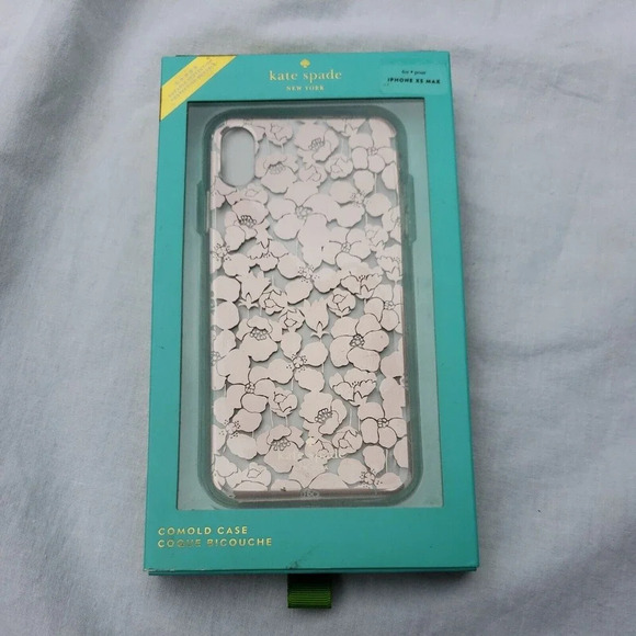 Kate Spade iphone Case floret clear  for IPHONE XS Max - Picture 1 of 5